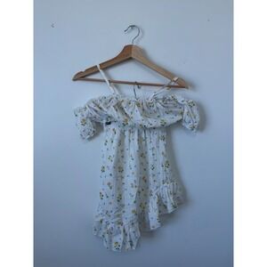 SHEIN Kids White & Floral Tank and Skirt Set – Size 6 Years – NWOT